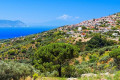 Approaching Glossa, a quaint Skopelian village