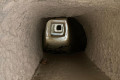 A series of tunnels near the Sarakiniko beach