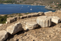 Ruins in the Temple of Poseidon