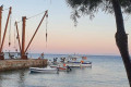 The dock of Moutsouna in Naxos