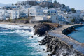 Approaching the port of Naxos