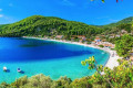 Beach in Panormos Bay