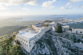 Aerial view of the Monastery of Proifitis Ilias