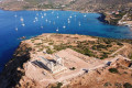 Aerial view of the Temple and the Saronic Gulf