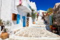 Alley in the village of Plaka in Milos