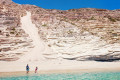 Gerakas beach in Milos