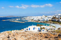 Panoramic view of Parikia, Paros