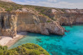 Tsigrado beach in Milos