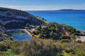 Aerial view of the Vouliagmeni Lake