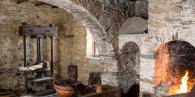 Traditional Olive Press in Naxos